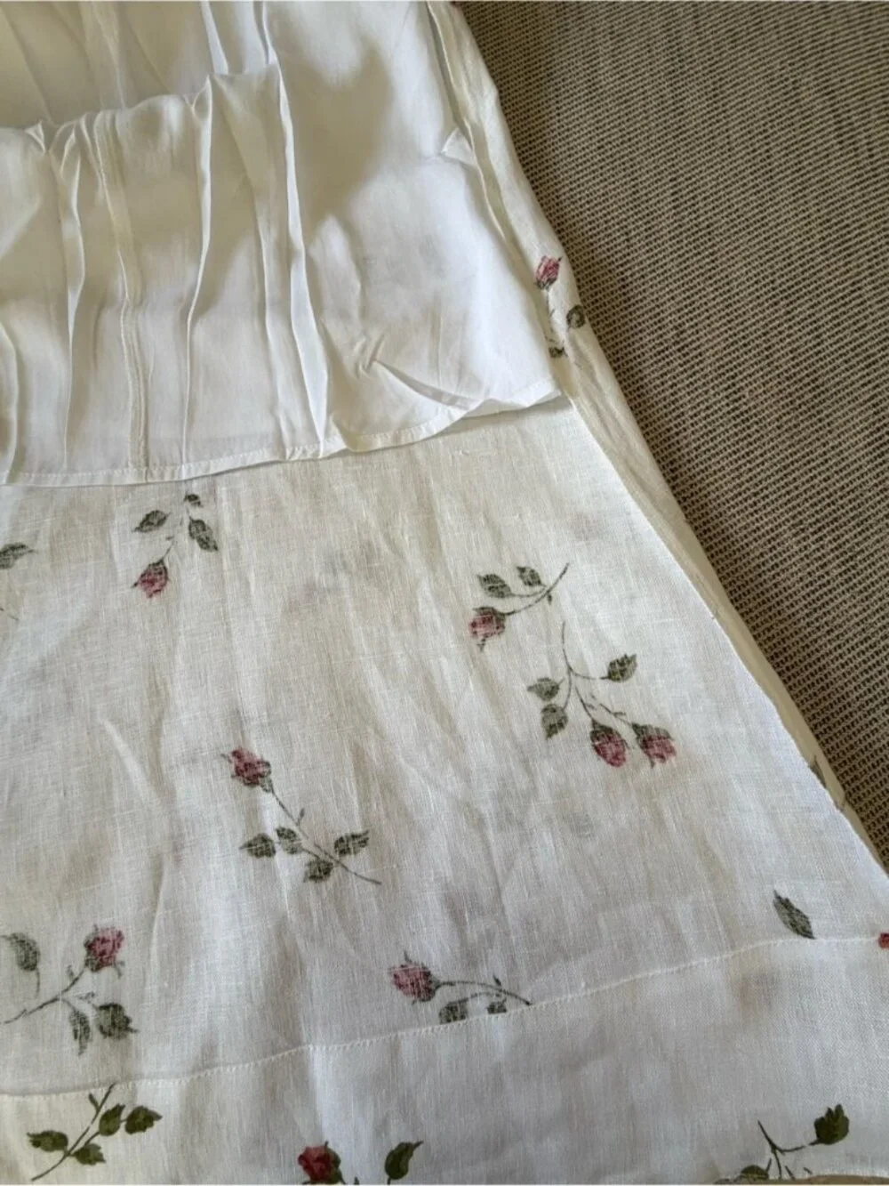 NEW Reformation Cecilia Linen Maxi Dress Floating Rose White Floral | US 2 UK 6 - Picture 13 of 15